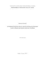 Optimiranje procesa kruto-tekuće ekstrakcije fenolnih tvari iz pšenice metodom odzivnih površina