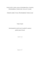 Antioksidativna aktivnost modelnih sustava pektin/šećeri/fenoli