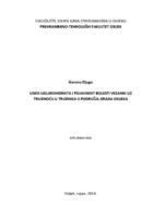 Unos ugljikohidrata i pojavnost bolesti vezanih uz trudnoću u trudnica s područja grada Osijeka