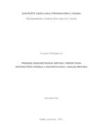 Primjena kemometrijskih metoda i prediktivnih matematičkih modela u razvrstavanju i analizi sirovina