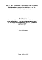 Utjecaj dodatka kukuruzovine na aktivnost lakaze tijekom submerznog uzgoja Trametes versicolor