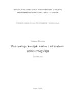 Proizvodnja, kemijski sastav i zdravstveni učinci crnog čaja