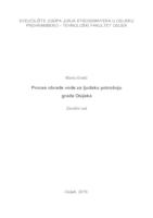 Proces obrade vode za ljudsku potrošnju grada Osijeka