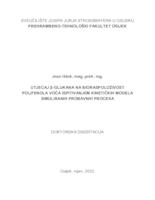 Utjecaj β-glukana na bioraspoloživost polifenola voća ispitivanjem kinetičkih modela simuliranih probavnih procesa