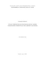 Utjecaj temperature na polifenolni sastav i aromu tijekom burne fermentacije vina Cabernet sauvignon