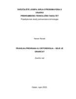 Pravilna prehrana ili ortoreksija - gdje je granica?