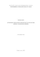 Optimiranje proizvodnje krekera bez glutena na bazi rižinog i kukuruznog brašna