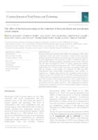 The effect of thermal processing on the reduction of deoxynivalenol and zearalenone cereal content