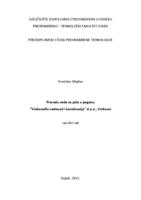 Prerada vode za piće u pogonu "Vinkovački vodovod i kanalizacija" d. o. o. Vinkovci