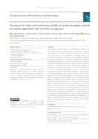 The impact of smoke point and aroma profile of sweet red pepper seed oil on culinary application and consumer acceptance