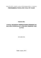 Utjecaj sezonskih temperaturnih promjena na biološku nitrifikaciju u procesu prerade vode za piće 