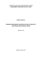 Praćenje amilografskih parametara ovisno o lokalitetu i sorti pšenice uroda 2008./09. godine