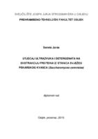 Utjecaj ultrazvuka i detergenata na ekstrakciju proteina iz stanica svježeg pekarskog kvasca (Saccharomyces cerevisiae)