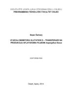 Utjecaj inhibitora glutation S – transferaze na produkciju aflatoksina plijesni Aspergillus flavus