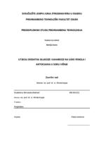 Utjecaj dodatka glukoze i saharoze na udio fenola i antocijana u soku višnje