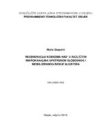 Regeneracija koenzima NAD+ u različitim mikrokanalima upotrebom slobodnog i imobiliziranog biokatalizatora