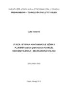 Utjecaj stupnja kontaminacije ječma s plijesni Fusarium graminearum na udjel deoksinivalenola i zearalenona u sladu