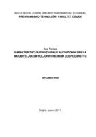 Karakterizacija proizvodnje autohtonih sireva na obiteljskom poljoprivrednom gospodarstvu