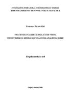 Praćenje kvalitete različitih vrsta industrijskog kruha računalnom analizom slike