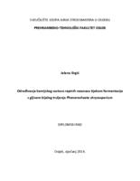 Određivanje kemijskog sastava repinih rezanaca tijekom fermentacije s gljivom bijelog truljenja Phanerochaete chrysosporium