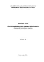 Sprječavanje posmeđivanja i mikrobiološkog kvarenja minimalno procesiranih krušaka