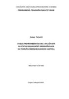 Utjecaj prehrambenih navika i stila života na status uhranjenosti srednjoškolaca na području Srednjobosanskog kantona