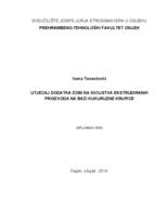 Utjecaj dodatka zobi na svojstva ekstrudiranih proizvoda na bazi kukuruzne krupice