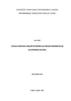 Utjecaj dodatka različitih šećera na proces fermentacije Slavonskog kulena